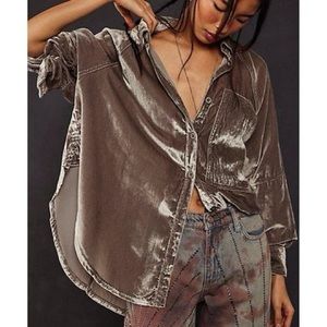 COPY - Free People We the Free Night Skies Velvet Top NWT